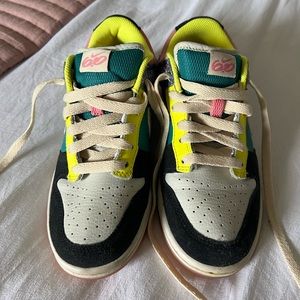 Vintage Nikes, neon and sparkle and barely creased